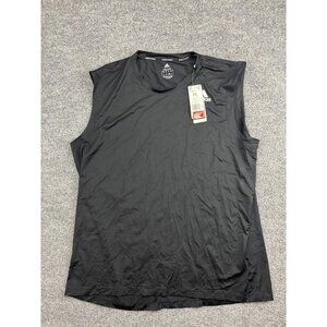 Adidas Shirt Mens 2XL Black Sleeveless Techfit Primegreen Training Top